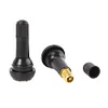 100pcs TR-413 Snap In Short Black Rubber Valve Stems TR413 Tubeless Valves