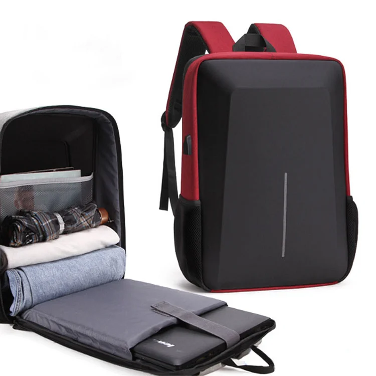BrosWear Men's Business Hard Shell Multifunctional Backpack
