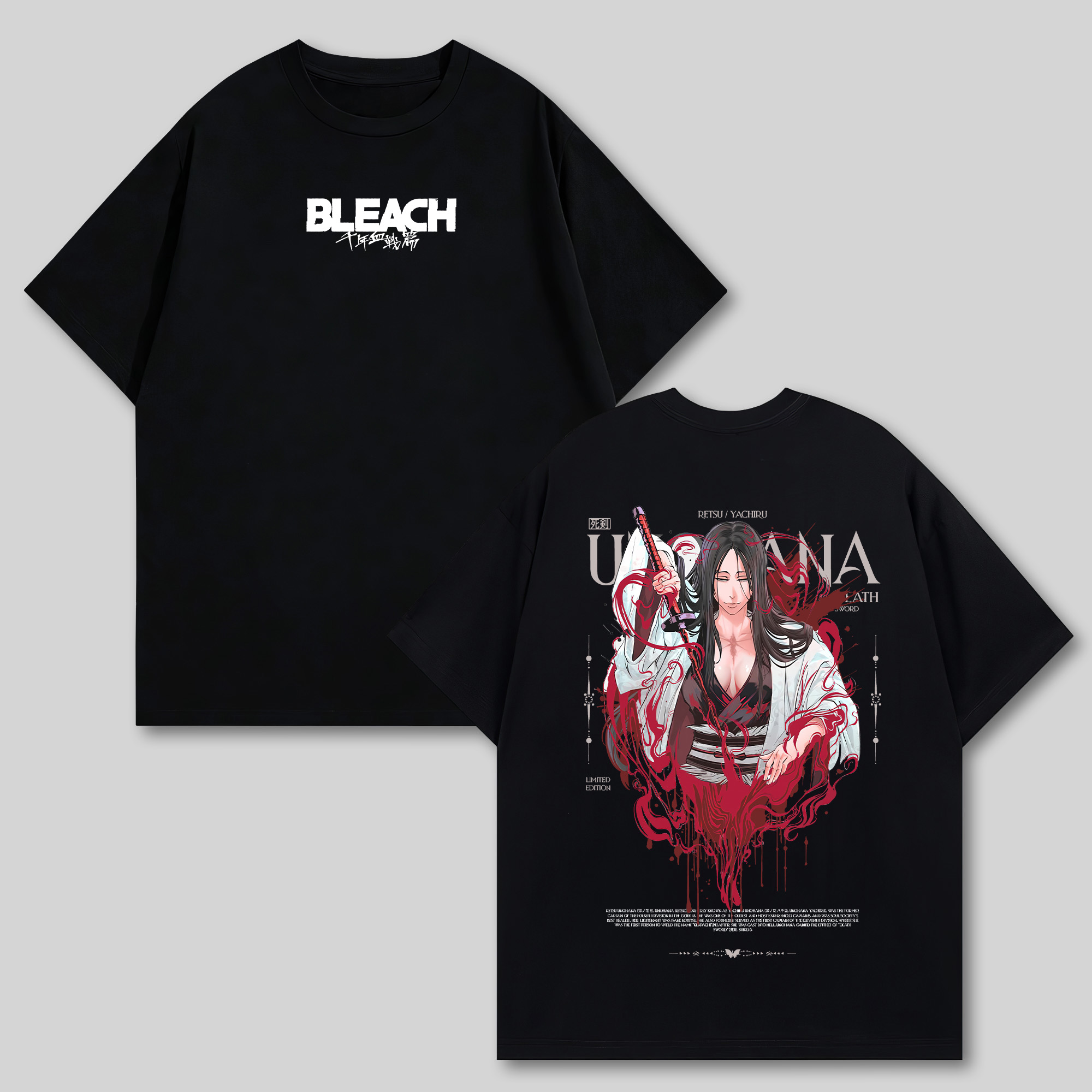 Bleach Retsu Unohana Printed Oversized Unisex T-shirts