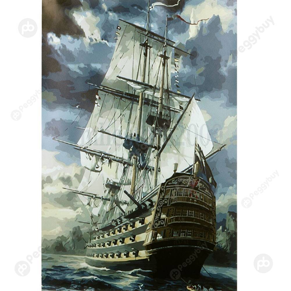 

75 X 50cm 1000 Pieces Paper Jigsaw Puzzles Sailing Ship Assembling Picture, 501 Original