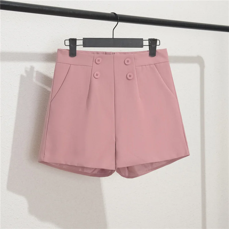 Toloer Toloer And Summer Shorts Women Wear High Waist A Word Large Size Black Autumn Thin Casual Bottom Spring Loose Wide-Leg Pants-Outfit Ideas