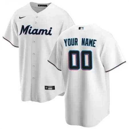Men's Miami Marlins Customized Stitched MLB Jersey 8RAM