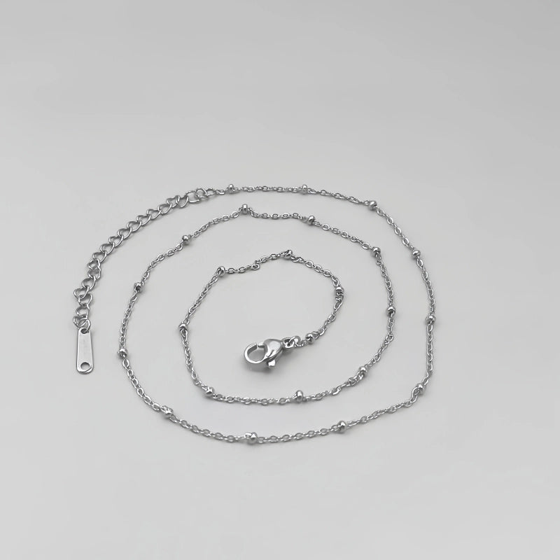 Casual Minimalist Solid Color 201 Stainless Steel Necklace