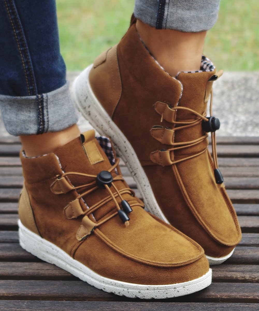 Brown LacedFront Ankle Boot