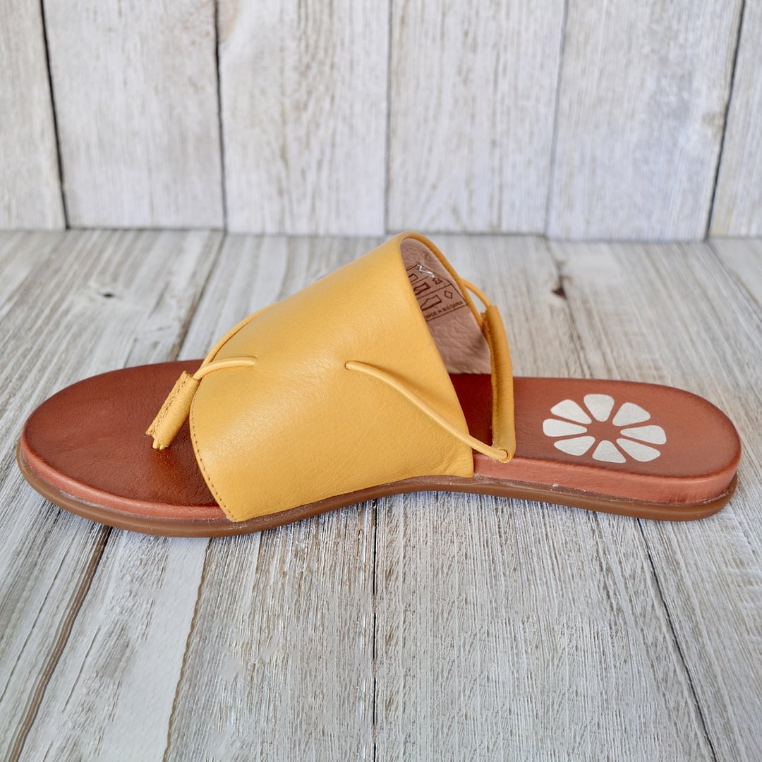 Women's Summer Comfy Elastic Back Strap Leather Sandals