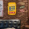 Ice Cold Beer - Metal Tin Signs(8*12Inch/12*16Inch) - Bar