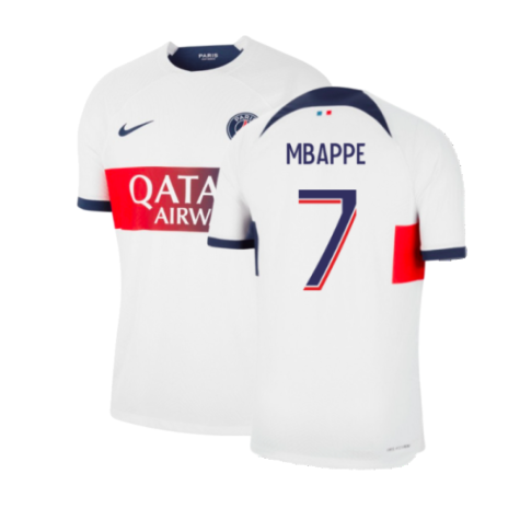 Maillot Paris Saint-Germain Kylian Mbappe 7 Extérieur 2023/2024