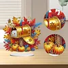 2D Flat Print Autumn Mailbox DIY Table Top Diamond Painting Ornament Kits