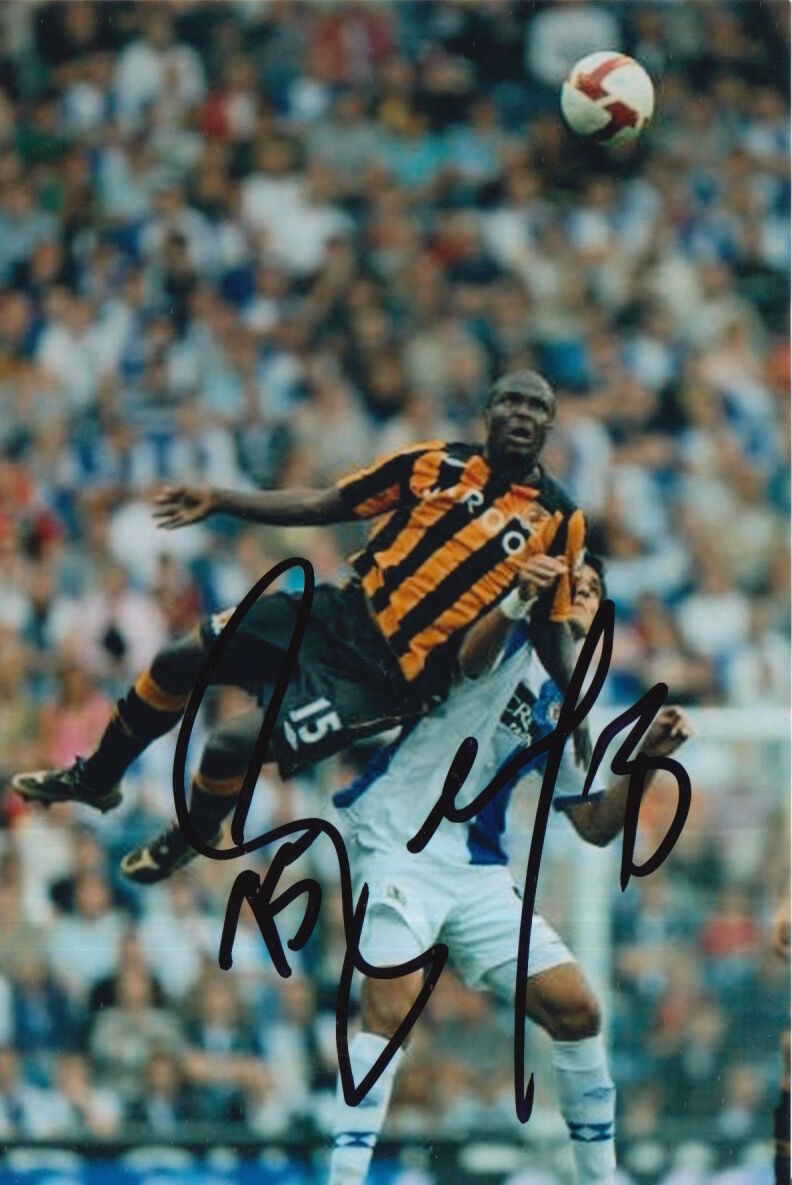 HULL CITY HAND SIGNED BERNARD MENDY 6X4 Photo Poster painting 3.