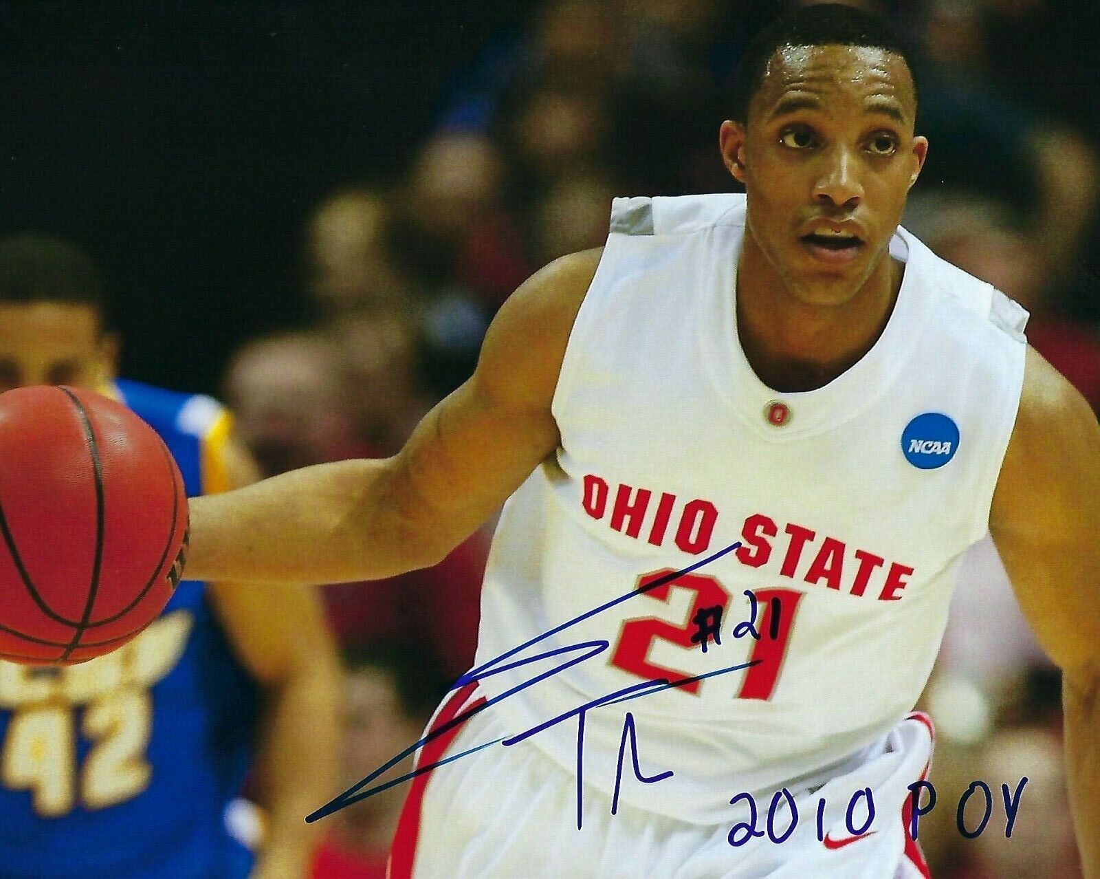 GFA Ohio State Buckeyes * EVAN TURNER * Signed 8x10 inscribed 2010 POY Photo Poster painting COA