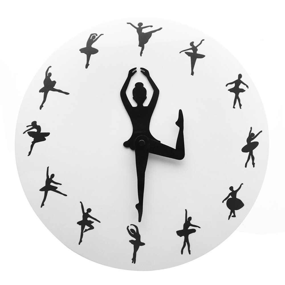 

Ballet Girl - Frameless Acrylic Wall Clock, 501 Original