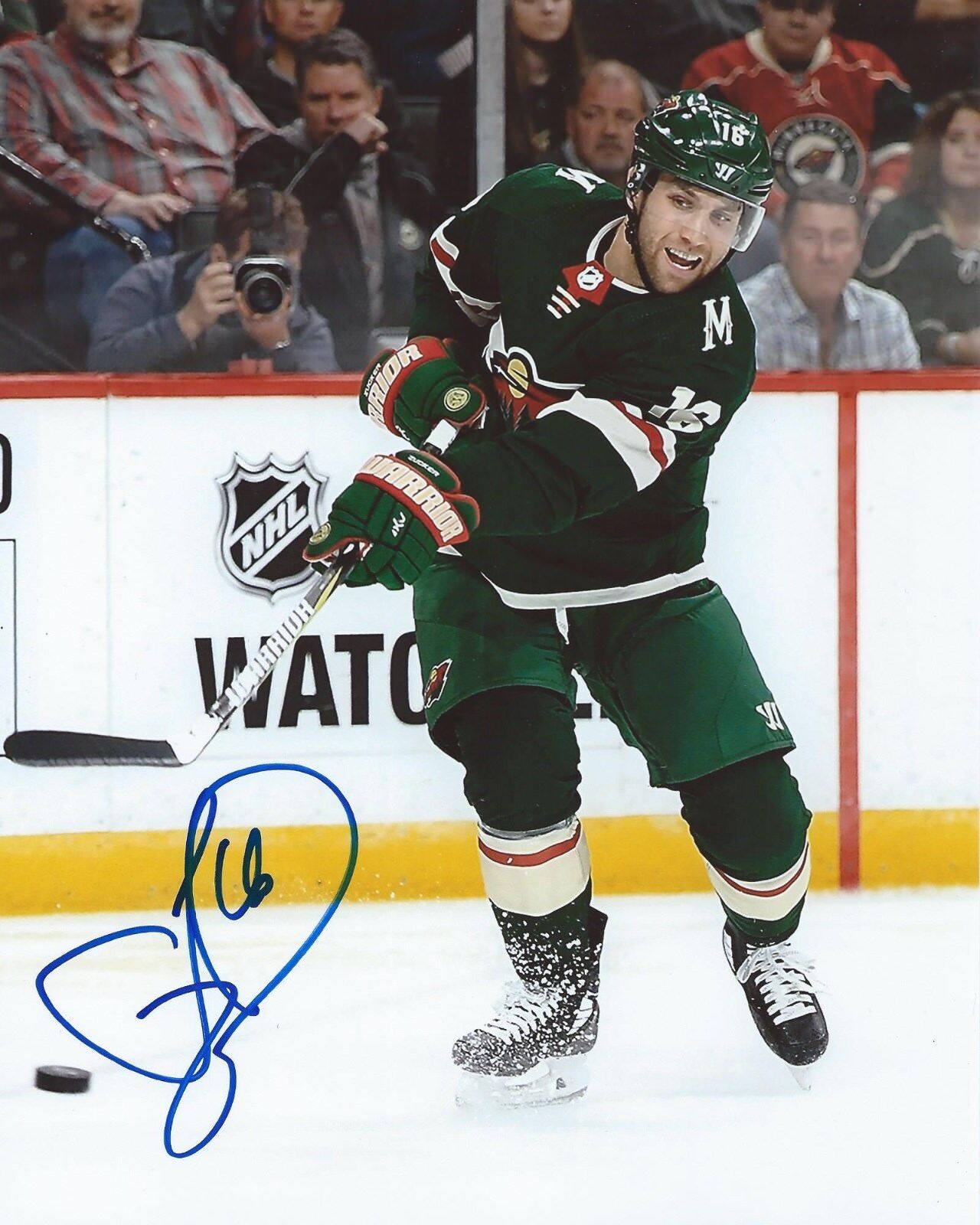 Jason Zucker Signed 8x10 Photo Poster painting Minnesota Wild Autographed COA D