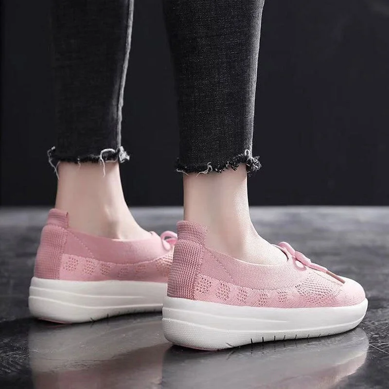 MWY Fashion Sneakers Stretch Fabric Ladies Shoes Women Flats Lightweight Casual Shoes Chaussures Femmes Outdoor Women Loafers