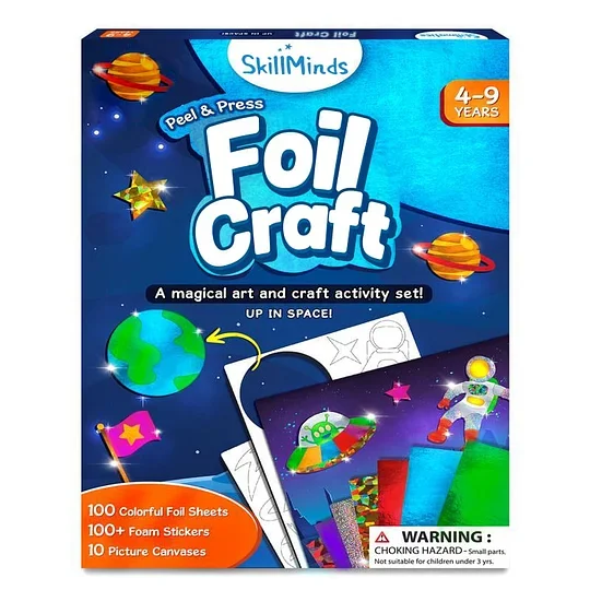 🔥LAST DAY 55% OFF - Foil Art & Craft Activity 🤲💓No Mess Art Kit