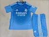 Joyfball 2025/2026 Kids Size Real Madrid Goalkeeper Blue Football Shirt