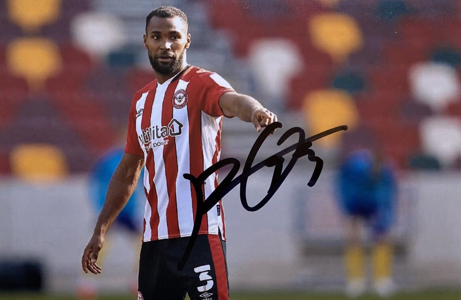 Rico Henry Genuine Hand Signed Brentford 6X4 Photo Poster painting 4