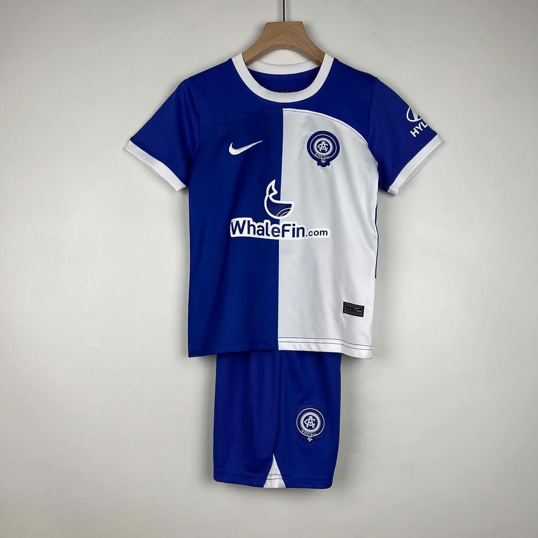 2023/2024 Kids Size Atletico Madrid Away Soccer Jersey  1:1 Thai Quality mysite