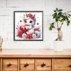 Amour licorne-partial spécial diamant peinture-30 * 30cm