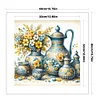 Blue And Yellow Porcelain-11CT Stamped Cross Stitch 40*40cm/15.75*15.75in