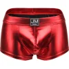 JOCKMAIL PU Men Boxer Men Underwear Pouch Boxer Men Underpant Men Shorts