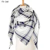 Plaid Pashmina Scarf Winter Scarf For Women