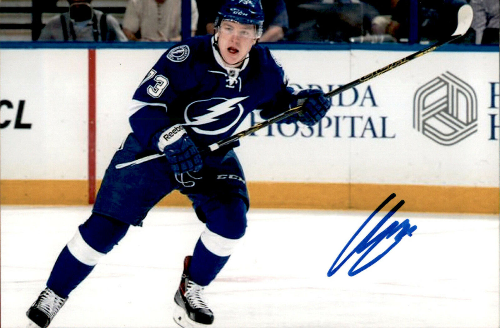 Adam Erne SIGNED autographed 4x6 Photo Poster painting TAMPA BAY LIGHTNING #3