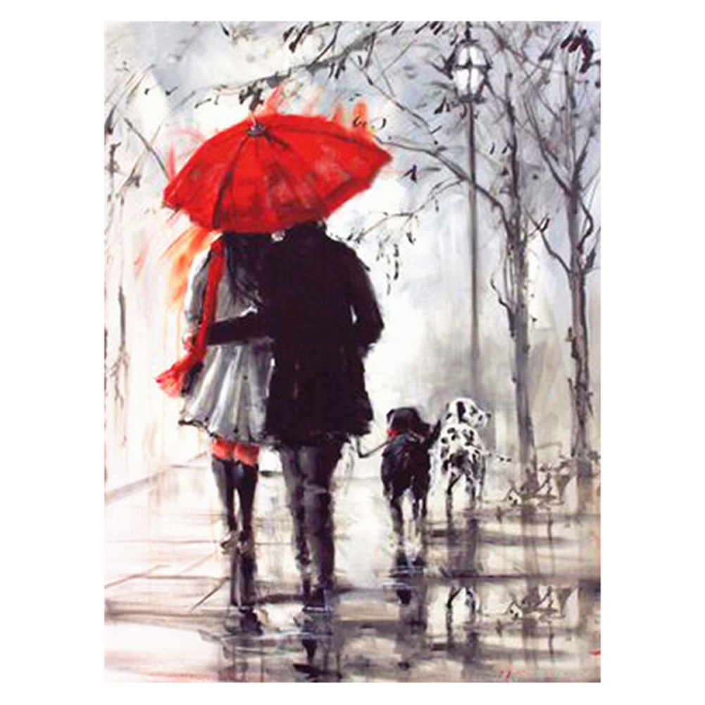 

40*50CM - Diamond Painting - Couple Streetside, 501 Original