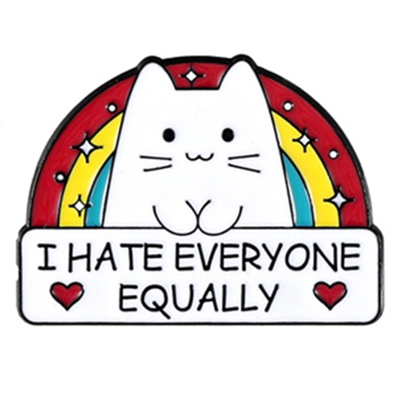 Cartoon Style Cute Animal Alloy Stoving Varnish Plating Unisex Brooches