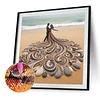 Diamond Painting -DIY Round Drill Stone Art Couples(40x40cm)