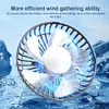 Auto Air Circulator 3 Gear Portable Ventilation Fan Rear Seat Fan for Auto Truck