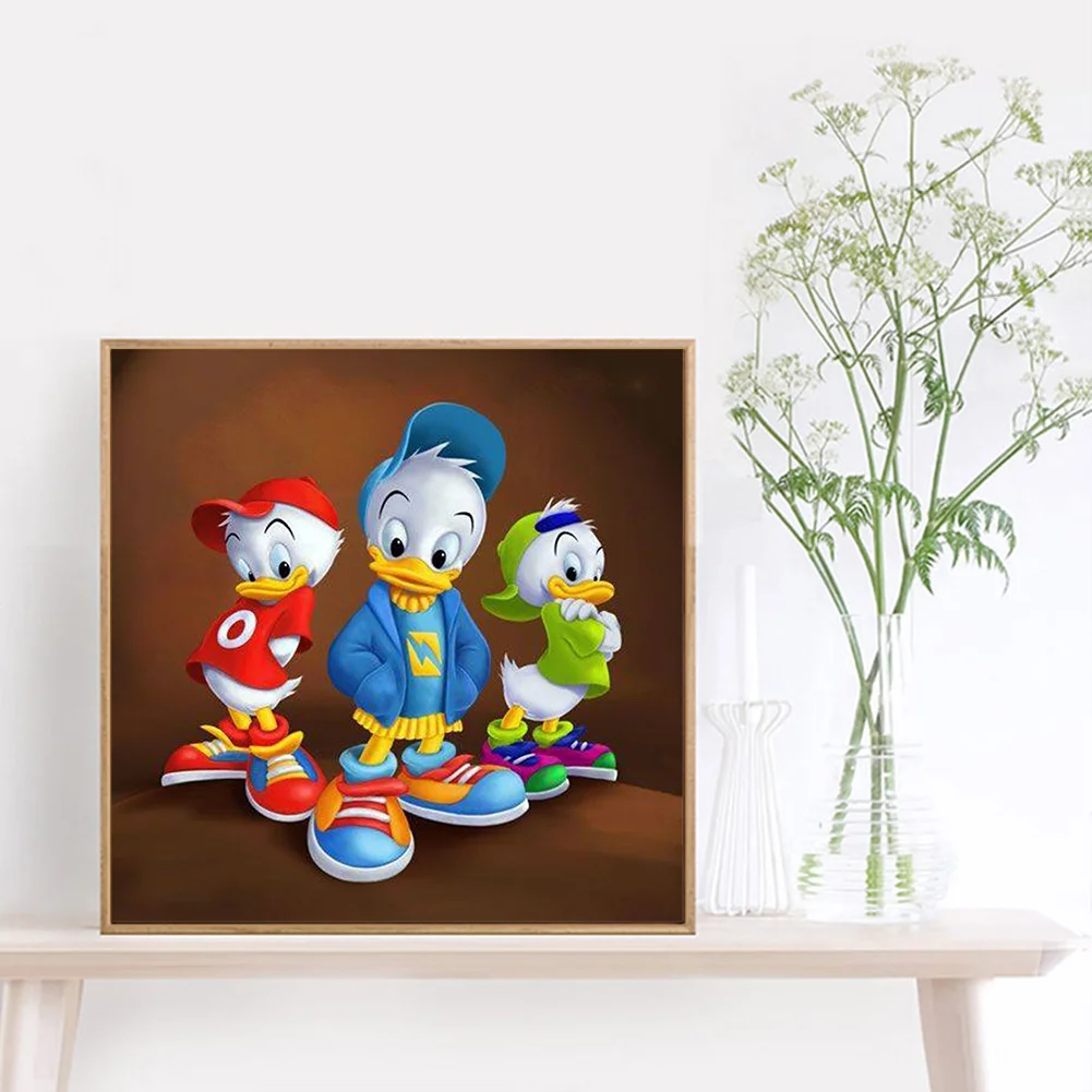 Diamond Painting - Full Round Drill - Donald Duck(30*30cm)
