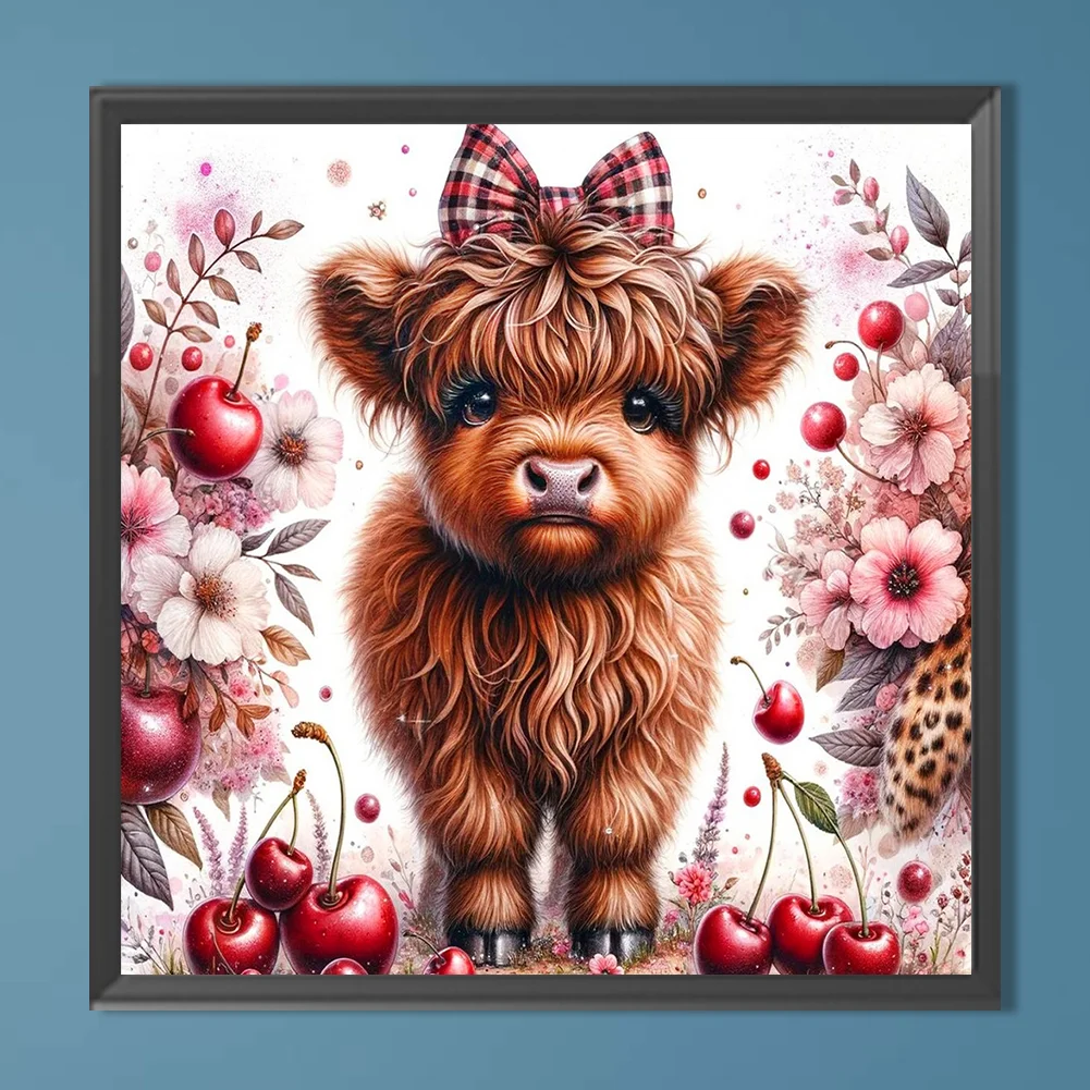 Diamond Painting - Full Round Drill - Cow(Canvas|40*40cm)