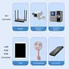8800/10400mAh DC UPS Battery Backup USB 5V 2A DC 5V 9V 12V 1A POE 15V 24V 0.6A