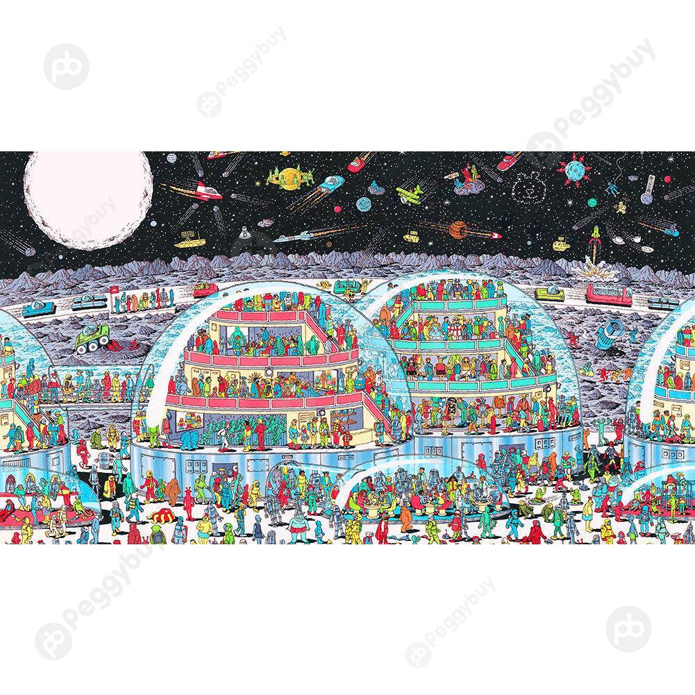 

1000pcs Space Planet Life Puzzle DIY Paper Jigsaw Assembling Picture Decor, 501 Original