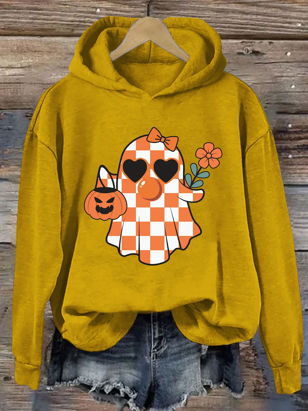 Cute Ghost Blowing Bubble Hoodie