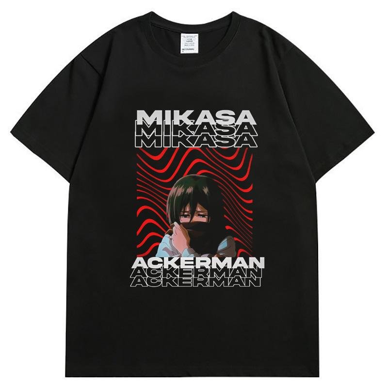 Attack On Titan Mikasa Ackerman Summer T-shirt weebmemes