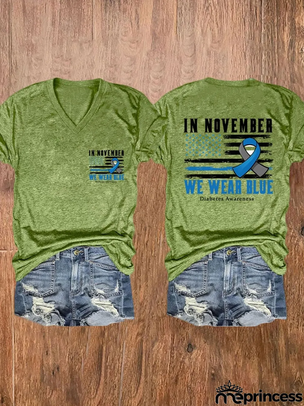 Women's Diabetes Awareness Casual T-Shirt