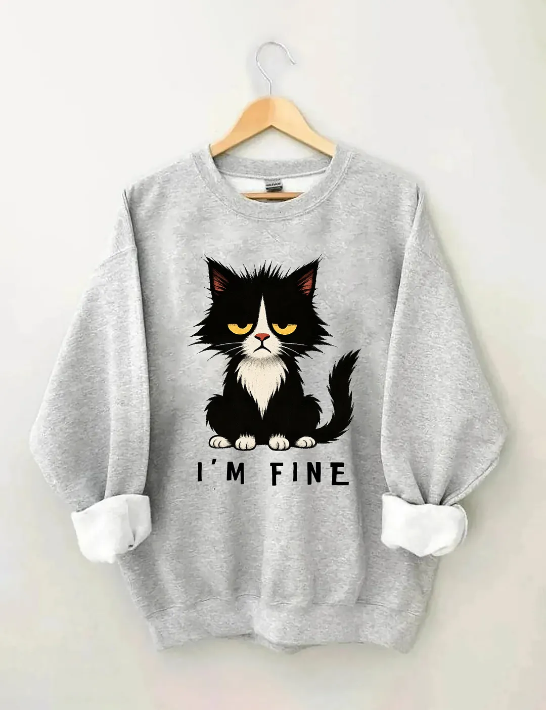 I'm Fine Cat Sweatshirt