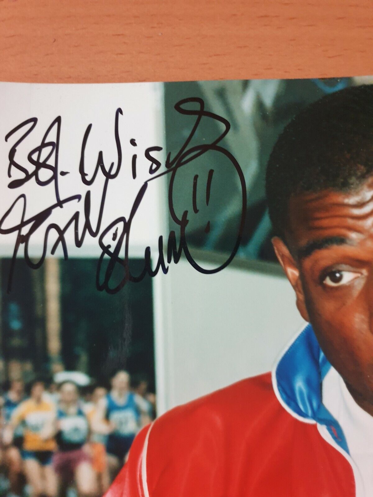 FRANK BRUNO - original autograph signed Photo Poster painting - British Boxer