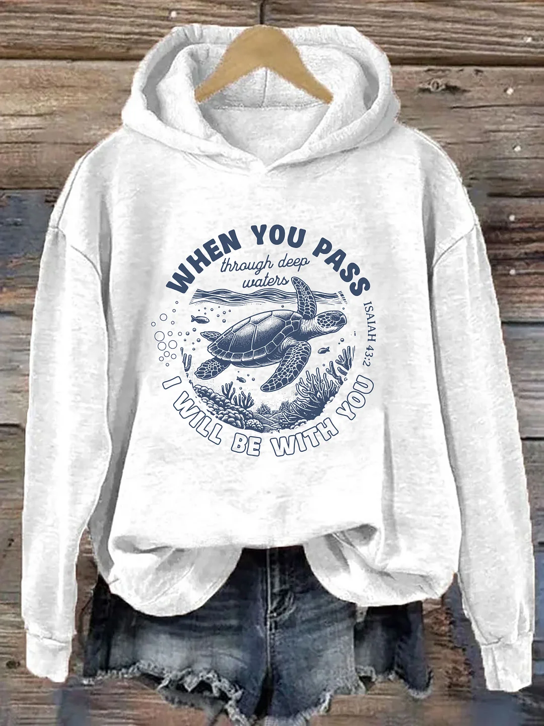 When You Go Through Waters Hoodie