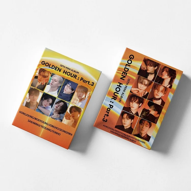 Ateez Golden Hour Part. 3 Lomo Photo Card 55 Sheets