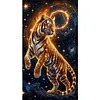Golden Cosmic Tiger-11CT Stamped Cross Stitch 40*70cm(Big Size) tapestrymarket
