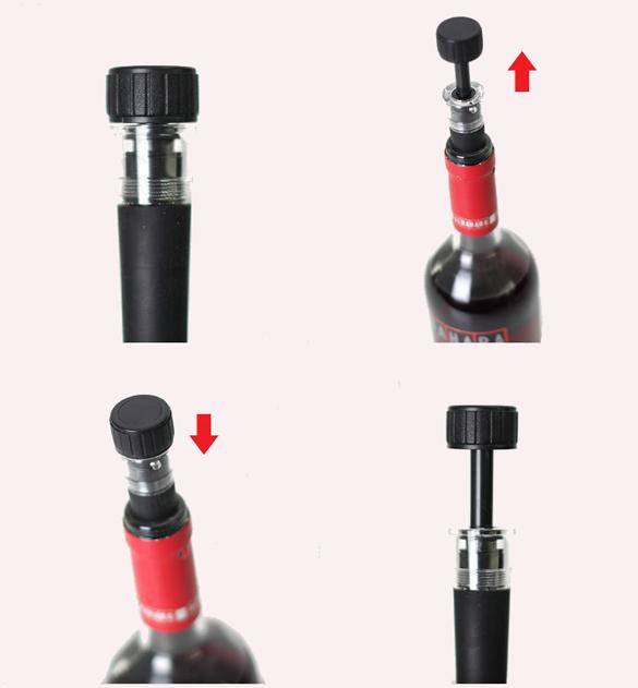 

Red Wine Champagne Bottle Preserver Air Pump Stopper Vacuum Sealed Saver, 501 Original