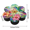 (US Local)Diamond Painting Storage Box Flower Hummingbird DIY Sundries Organizer Case
