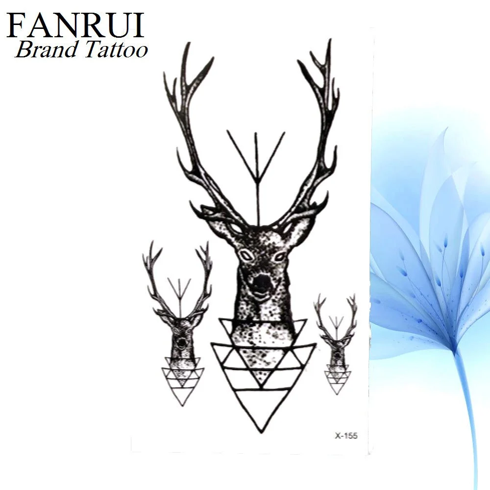 Chinese Black Dragon Temporary Tattoo Stickers Men Body Arm Art Painting Fake Tattoo Cloud Forest Tatto Tribal Boys Hands Chest