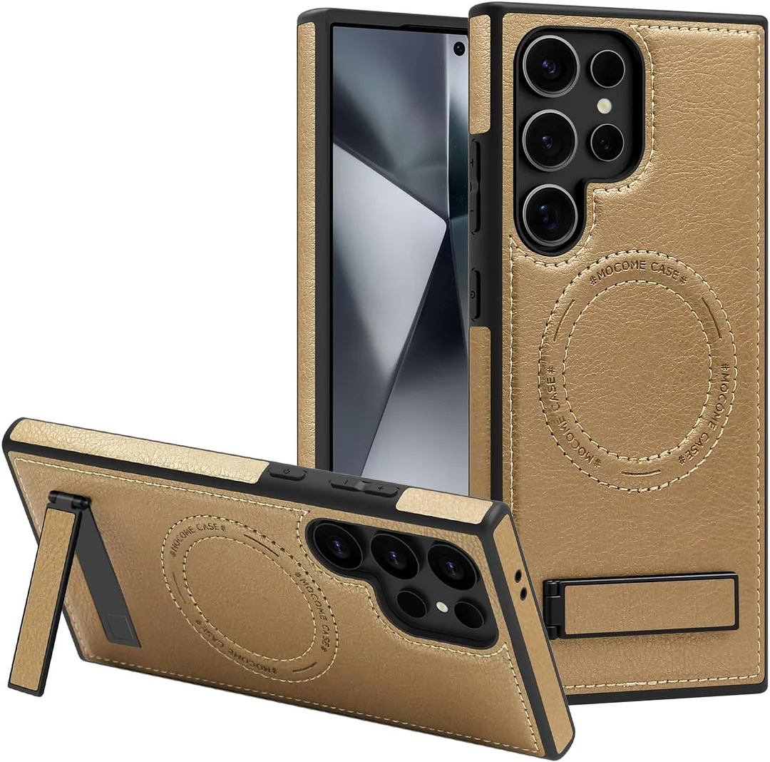 Samsung Galaxy Z Fold 6 Leather Case Magnetic Protective Case Holder Phone Case