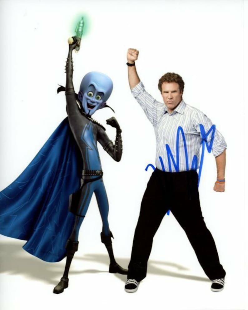 Will ferrell signed autographed megamind Photo Poster painting