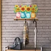 Diamond Painting Christmas Sunflower Vase Diamond Art Coat Hook