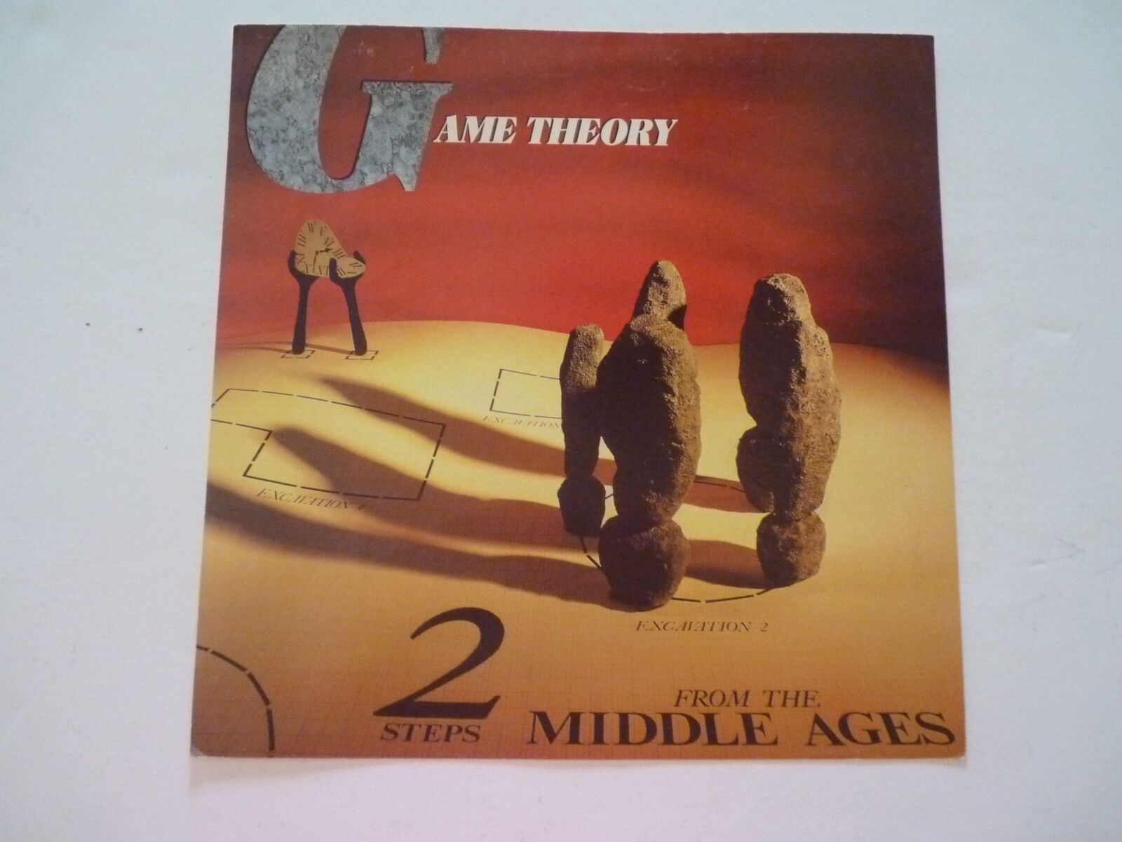 Game Theory 2 Steps From the Middle Ages LP Record Photo Poster painting Flat 12X12 Poster