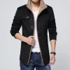 Men's Winter New Stand Collar Wool Jacket
